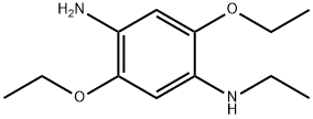 2,5-diethoxy-N-ethylbenzene-1,4-diamine Struktur