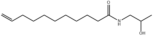 N-(2-Hydroxypropyl)-10-undecenamide 结构式