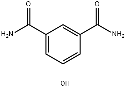 5-ヒドロキシ-1,3-ベンゼンジカルボアミド 化学構造式