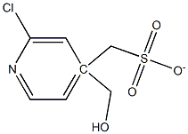 2-氯吡啶-4-甲磺酸甲酯 结构式