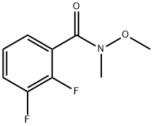 2,3-DIFLUORO-N-METHOXY-N-METHYLBENZAMIDE Structure