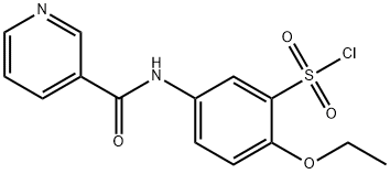 2-ETHOXY-5-[(PYRIDINE-3-CARBONYL)-AMINO]-BENZENESULFONYL CHLORIDE Structure