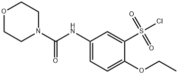 2-ETHOXY-5-[(MORPHOLINE-4-CARBONYL)-AMINO]-BENZENESULFONYL CHLORIDE,680618-10-4,结构式