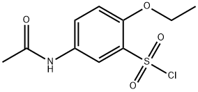 5-ACETYLAMINO-2-ETHOXY-BENZENESULFONYL CHLORIDE Structure