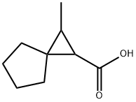 Spiro[2.4]heptane-1-carboxylic acid, 2-methyl- (9CI) Struktur