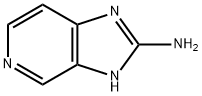 1氢-咪唑并(4,5)吡啶-2-胺,68074-63-5,结构式