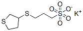 potassium 3-[(tetrahydro-3-thienyl)thio]propane-1-sulphonate S,S-dioxide|