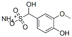 ammonium alpha,4-dihydroxy-3-methoxytoluene-alpha-sulphonate,68083-34-1,结构式