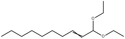 2-Decenal diethyl acetal Structure