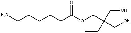 2,2-bis(hydroxymethyl)butyl 6-aminohexanoate Struktur