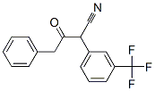 β-オキソ-α-[3-(トリフルオロメチル)フェニル]ベンゼンブタンニトリル 化学構造式