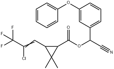 シハロトリン 化学構造式