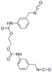 ethylene (3-isocyanatomethylphenyl)-carbamate  Struktur