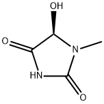 2,4-Imidazolidinedione,5-hydroxy-1-methyl-,(5R)-(9CI) Struktur