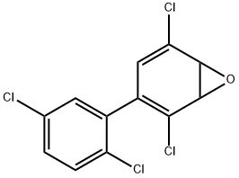 2,2',5,5'-tetrachlorobiphenyl 3,4-oxide 化学構造式
