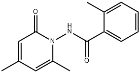 Benzamide, N-(4,6-dimethyl-2-oxo-1(2H)-pyridinyl)-2-methyl- (9CI) Struktur