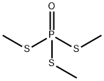 S,S,S-trimethyl phosphorotrithioate Structure