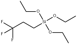3,3,3-三氟丙基三乙氧基硅烷, 681-97-0, 结构式