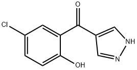 4-(5-CHLORO-2-HYDROXYBENZOYL)PYRAZOLE Struktur