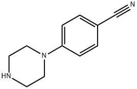 4-(1-ピペラジニル)ベンゾニトリル 化学構造式