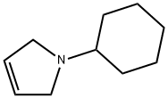 1-cyclohexyl-2,5-dihydro-1H-pyrrole Struktur