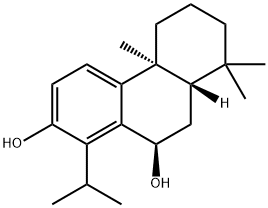 14-イソプロピルポドカルパ-8,11,13-トリエン-7α,13-ジオール 化学構造式