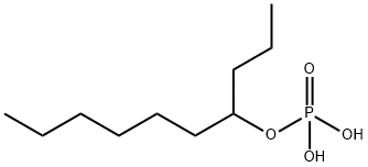 1-propylheptyl dihydrogen phosphate Struktur