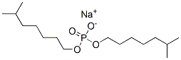 sodium diisooctyl phosphate Struktur
