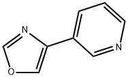 4-(ピリジン-3-イル)オキサゾール 化学構造式