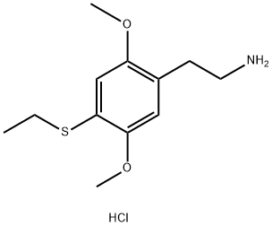 4-(ETHYLTHIO)-2,5-DIMETHOXYBENZENEETHANAMINE, YDROCHLORIDE Structure