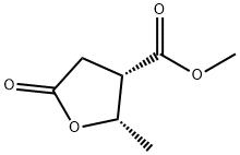 3-Furancarboxylicacid,tetrahydro-2-methyl-5-oxo-,methylester,(2S,3S)- 结构式