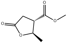 3-Furancarboxylicacid,tetrahydro-2-methyl-5-oxo-,methylester,(2R,3S)- 结构式