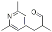 3-(2,6-diMethylpyridin-4-yl)-2-Methylpropanal Structure