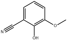 2-羟基-3-甲氧基苯腈, 6812-16-4, 结构式
