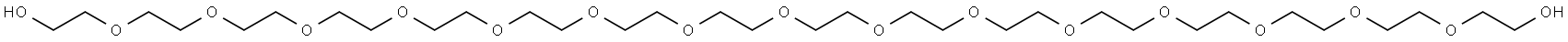 3,6,9,12,15,18,21,24,27,30,33,36,39,42,45-pentadecaoxaheptatetracontane-1,47-diol Structure