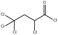 2,4,4,4-tetrachlorobutyryl chloride Struktur