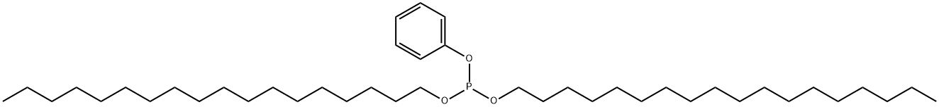 dioctadecyl phenyl phosphite Struktur
