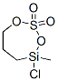 4-クロロ-4-メチル-1,3-ジオキサ-2-チア-4-シラシクロヘプタン2,2-ジオキシド 化学構造式