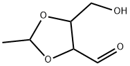 1,3-Dioxolane-4-carboxaldehyde, 5-(hydroxymethyl)-2-methyl- (9CI) Struktur