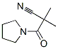 Pyrrolidine, 1-(2-cyano-2-methyl-1-oxopropyl)- (9CI) Struktur