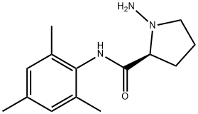 2-Pyrrolidinecarboxamide,1-amino-N-(2,4,6-trimethylphenyl)-,(2S)-(9CI) 结构式