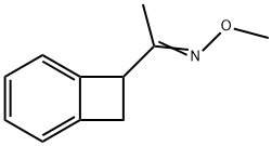 Bicyclo[4.2.0]octa-1,3,5-trien-7-yl(methyl) ketone O-methyl oxime Structure