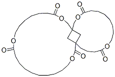 季戊四醇己二酸酯/癸酸酯/辛酸酯/庚酸酯 结构式