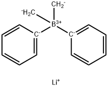 lithium dimethyldiphenylborate(1-) Struktur