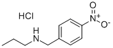 N-4-NITROBENZYL-N-PROPYLAMINE HYDROCHLORIDE Struktur