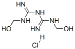 1,5-bis(hydroxymethyl)biguanide monohydrochloride Structure