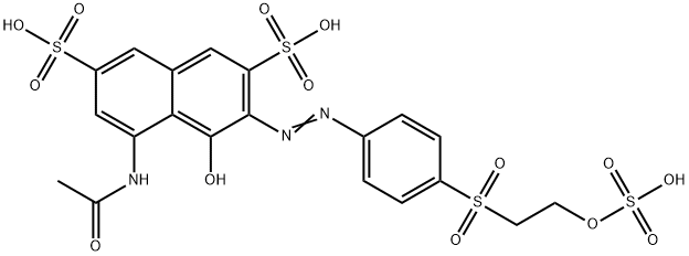 5-(Acetylamino)-4-hydroxy-3-[[4-[[2-(sulfooxy)ethyl]sulfonyl]phenyl]azo]-2,7-naphthalenedisulfonic acid|