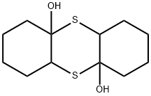 1,8-Dihydroxy-2,8-dithiocyclotetradecane Struktur