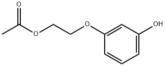2-(3-hydroxyphenoxy)ethyl acetate,68140-43-2,结构式
