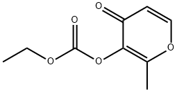 ethyl 2-methyl-4-oxo-4H-pyran-3-yl carbonate Struktur